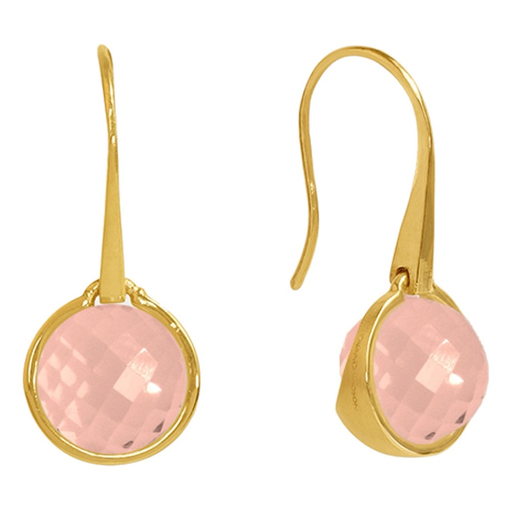 Dean Davidson Ipanema Droplet Morganite Drop Earrings Gold Morganite